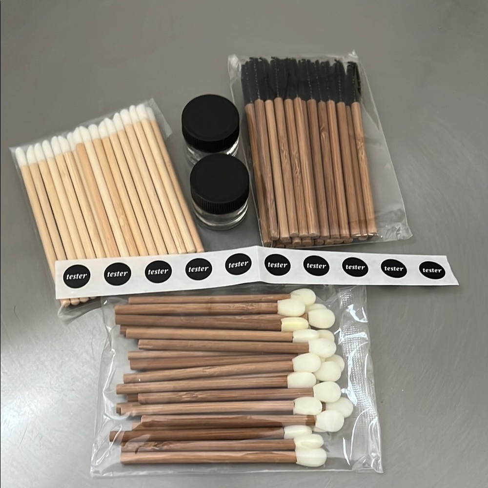 Assorted Makeup Skincare Applicator Tester Supply Kit